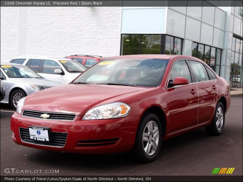 Precision Red / Ebony Black 2008 Chevrolet Impala LS