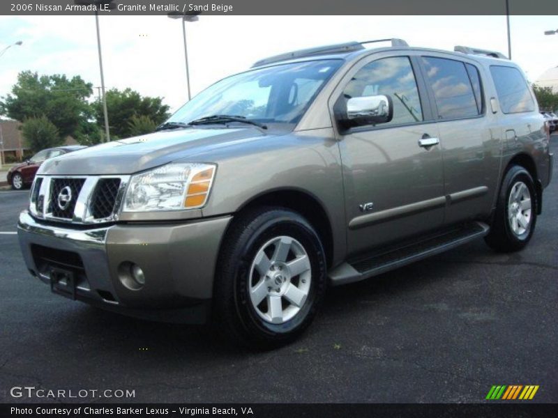 Granite Metallic / Sand Beige 2006 Nissan Armada LE