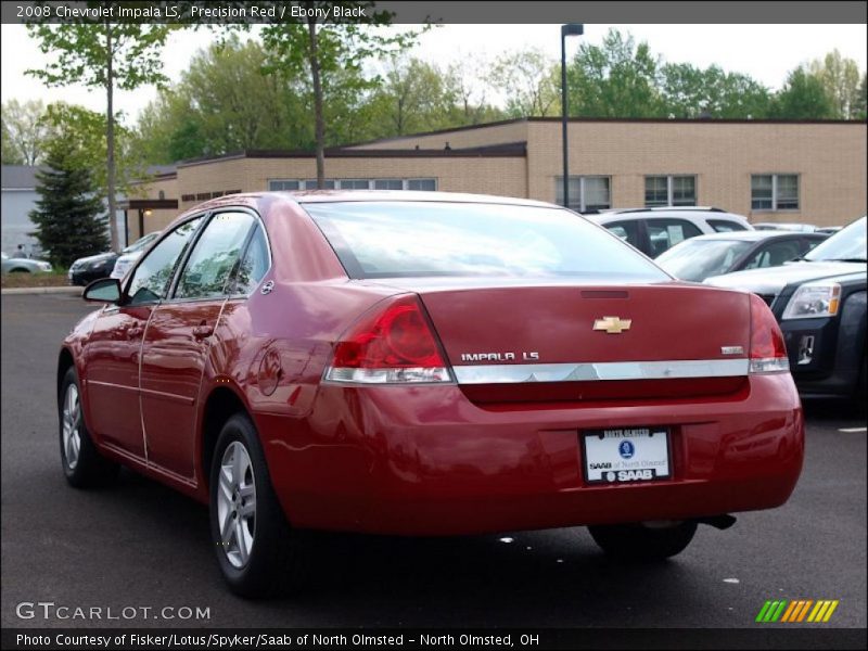 Precision Red / Ebony Black 2008 Chevrolet Impala LS