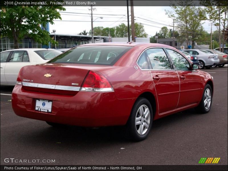 Precision Red / Ebony Black 2008 Chevrolet Impala LS