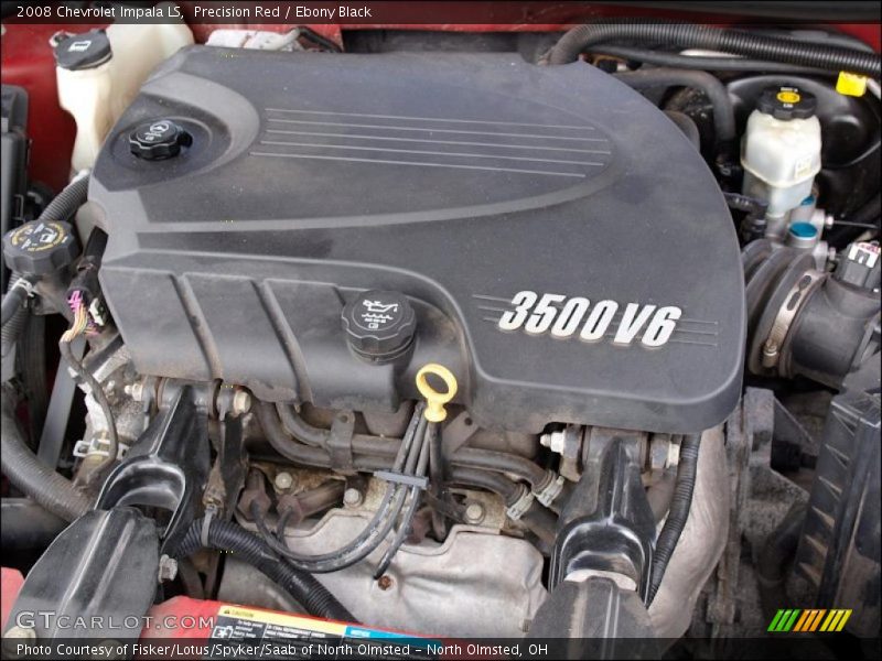 Precision Red / Ebony Black 2008 Chevrolet Impala LS