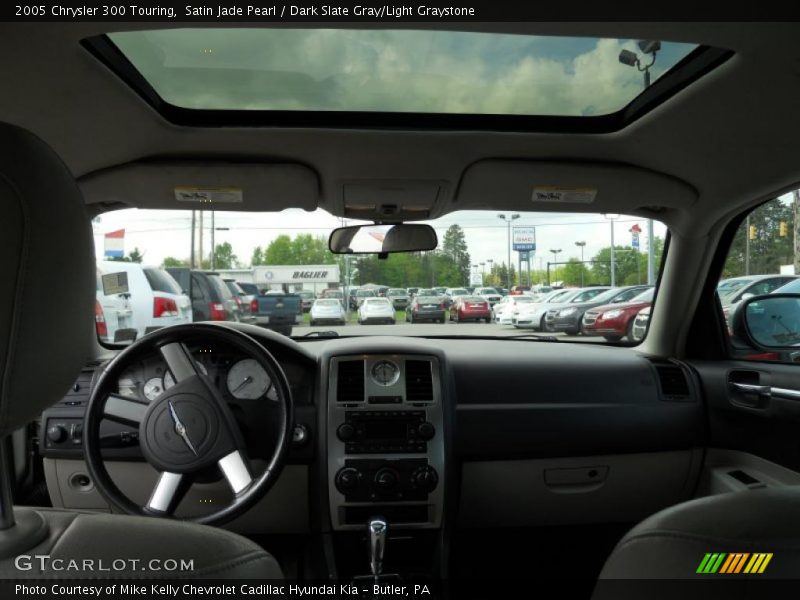 Satin Jade Pearl / Dark Slate Gray/Light Graystone 2005 Chrysler 300 Touring