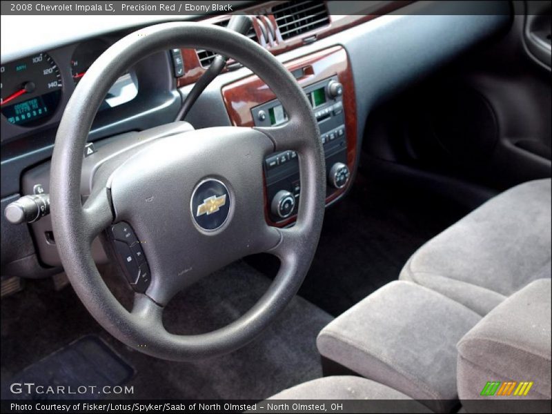 Precision Red / Ebony Black 2008 Chevrolet Impala LS