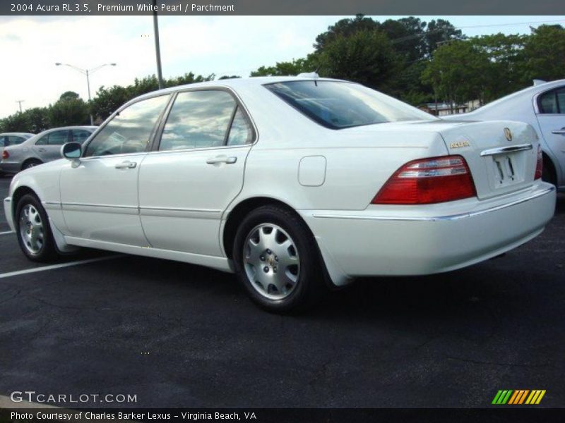Premium White Pearl / Parchment 2004 Acura RL 3.5