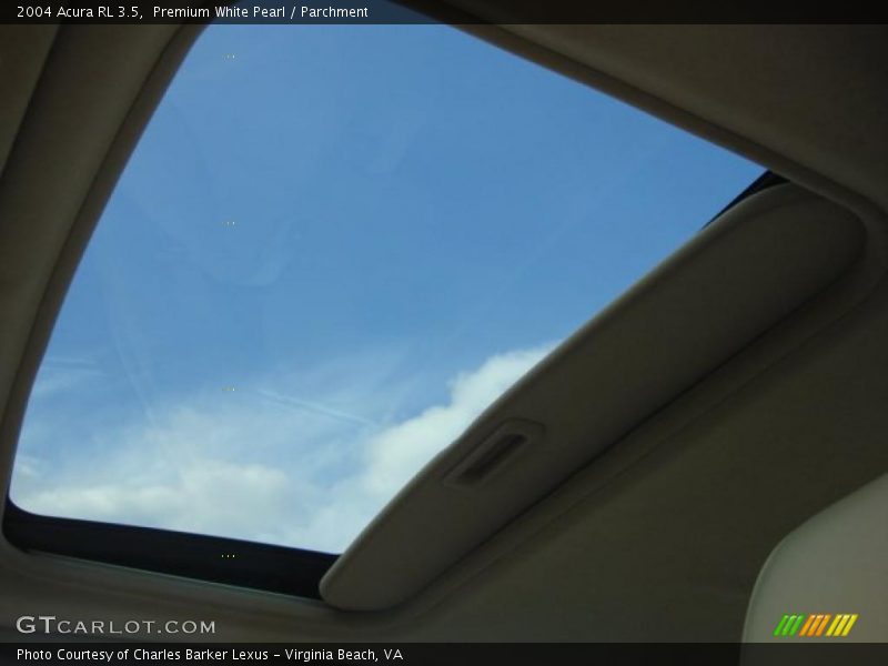 Sunroof of 2004 RL 3.5