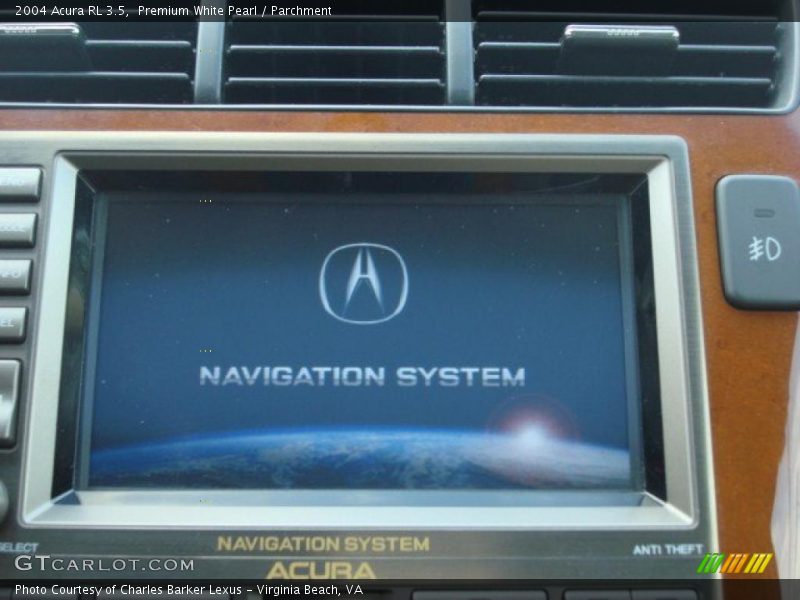 Premium White Pearl / Parchment 2004 Acura RL 3.5