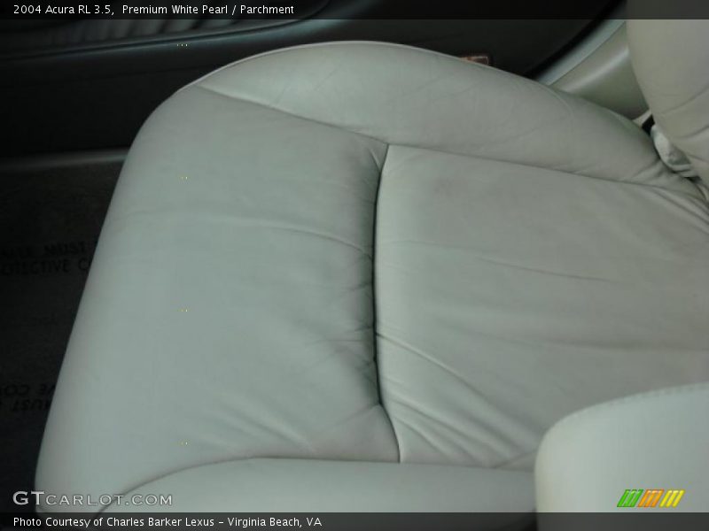 Premium White Pearl / Parchment 2004 Acura RL 3.5