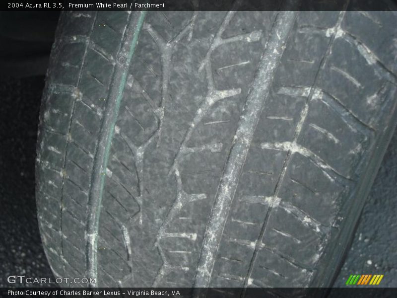 Premium White Pearl / Parchment 2004 Acura RL 3.5