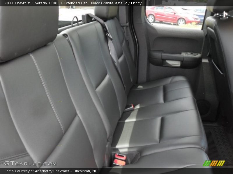 Black Granite Metallic / Ebony 2011 Chevrolet Silverado 1500 LT Extended Cab
