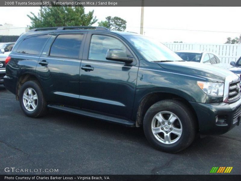 Timberland Green Mica / Sand Beige 2008 Toyota Sequoia SR5