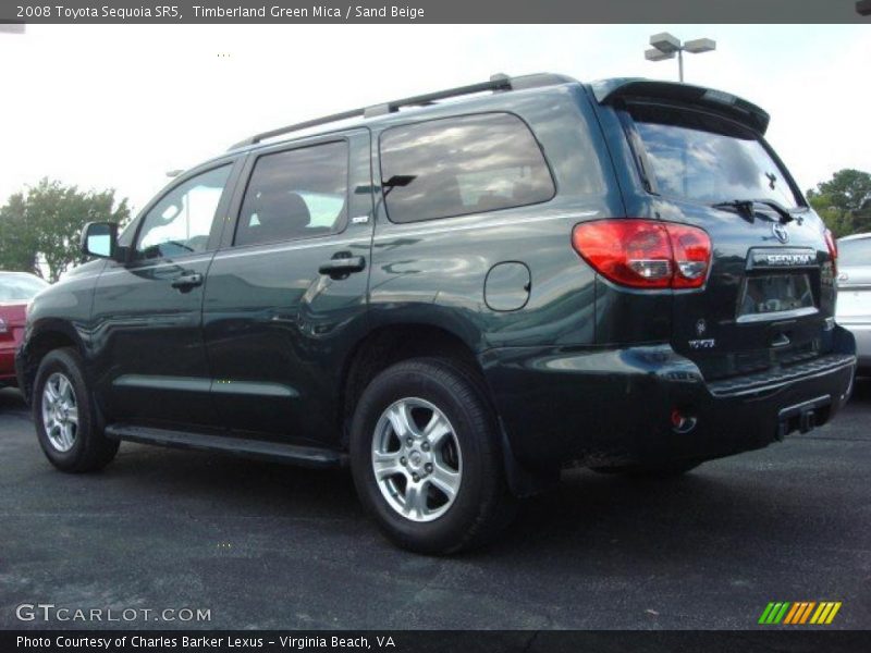 Timberland Green Mica / Sand Beige 2008 Toyota Sequoia SR5