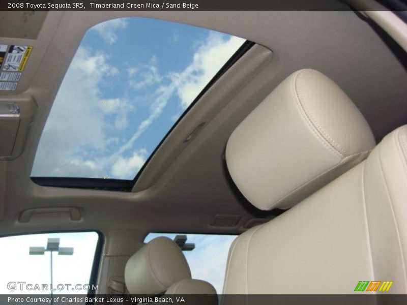Timberland Green Mica / Sand Beige 2008 Toyota Sequoia SR5