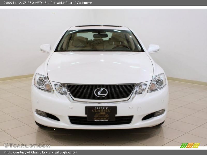Starfire White Pearl / Cashmere 2009 Lexus GS 350 AWD