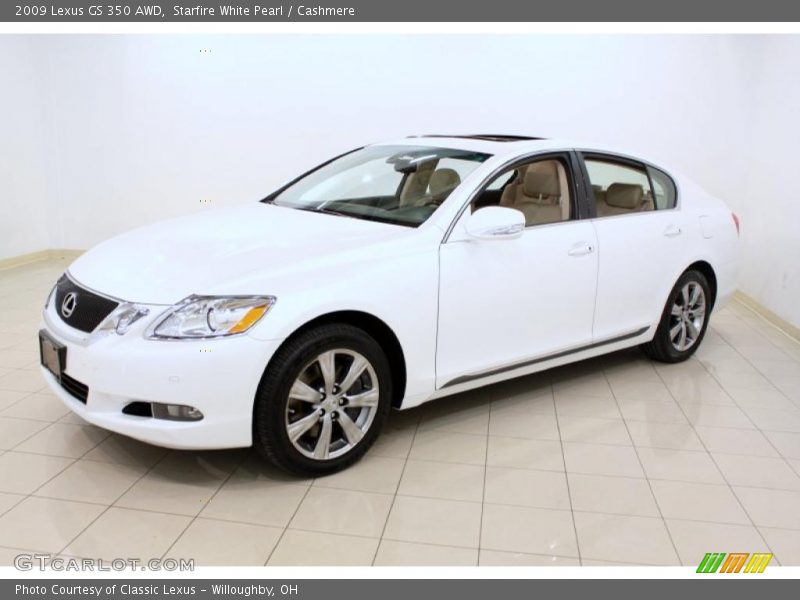 Starfire White Pearl / Cashmere 2009 Lexus GS 350 AWD