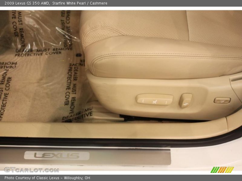 Starfire White Pearl / Cashmere 2009 Lexus GS 350 AWD