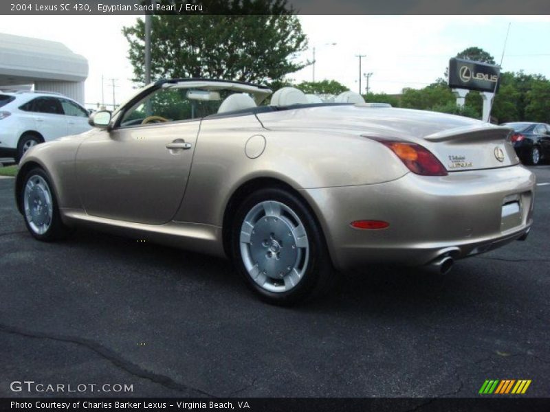Egyptian Sand Pearl / Ecru 2004 Lexus SC 430