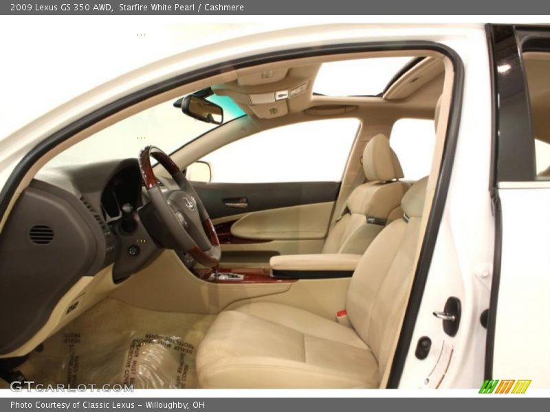 Starfire White Pearl / Cashmere 2009 Lexus GS 350 AWD