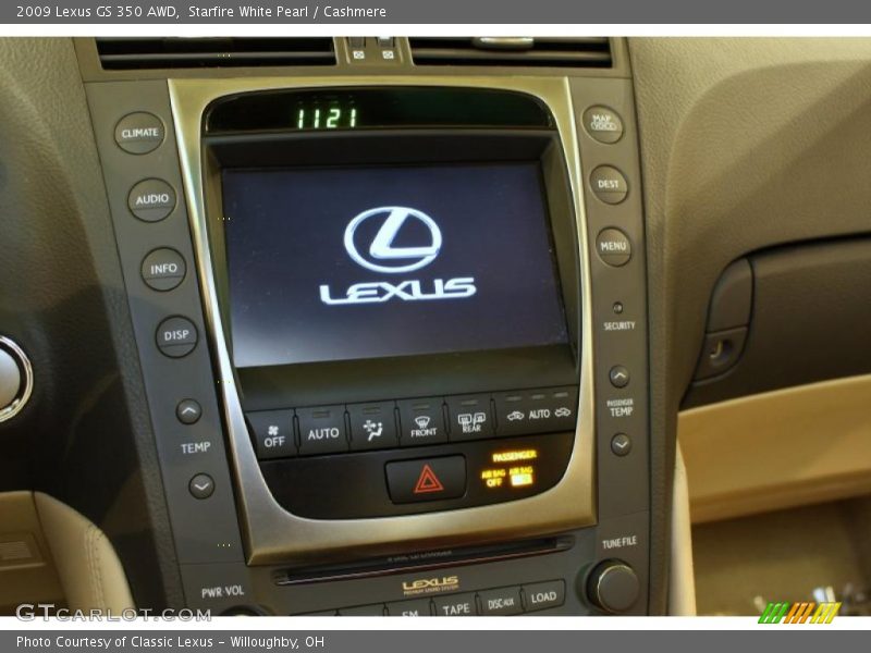 Starfire White Pearl / Cashmere 2009 Lexus GS 350 AWD