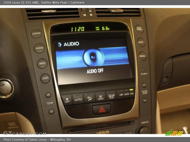 Starfire White Pearl / Cashmere 2009 Lexus GS 350 AWD