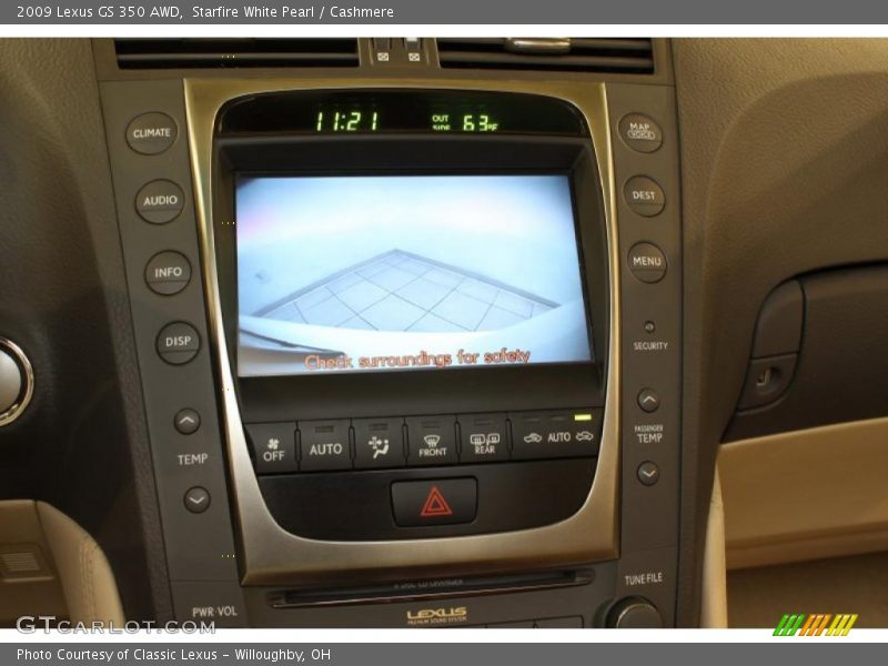 Starfire White Pearl / Cashmere 2009 Lexus GS 350 AWD