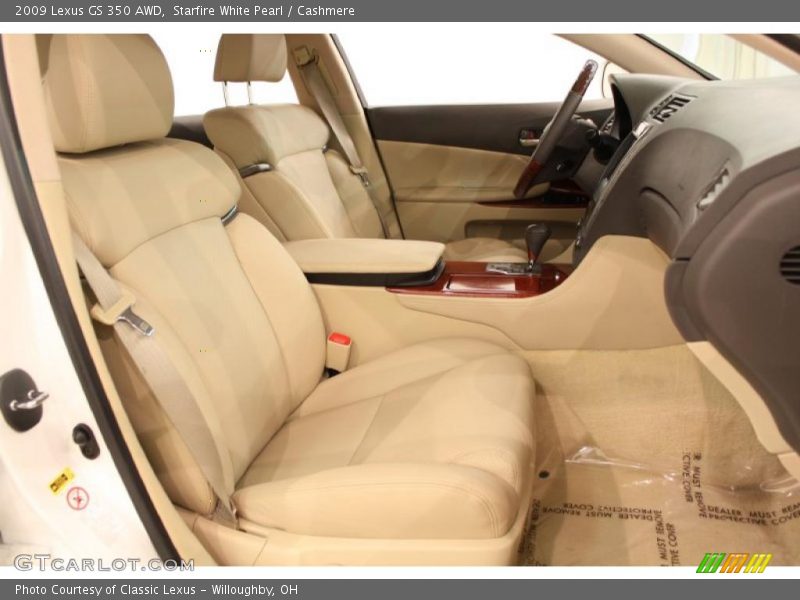 Starfire White Pearl / Cashmere 2009 Lexus GS 350 AWD