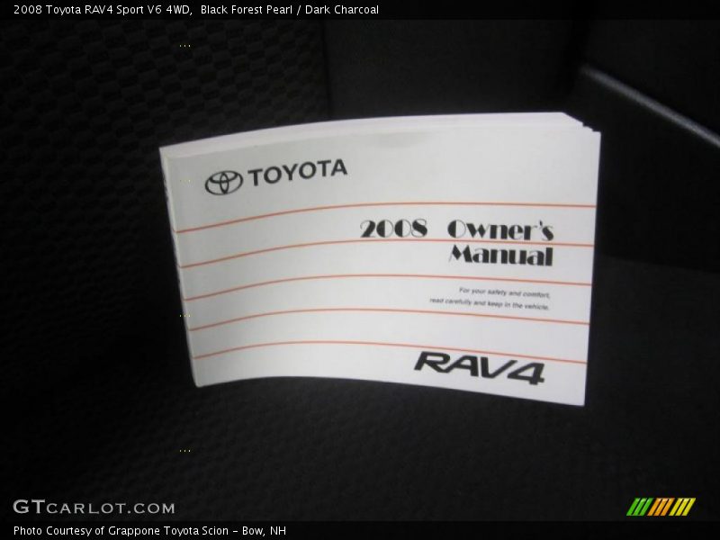 Black Forest Pearl / Dark Charcoal 2008 Toyota RAV4 Sport V6 4WD