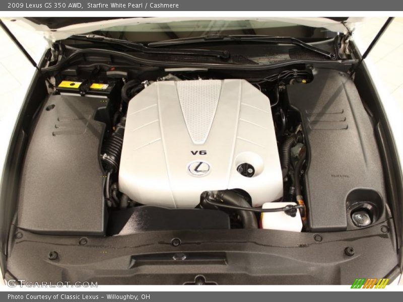 Starfire White Pearl / Cashmere 2009 Lexus GS 350 AWD