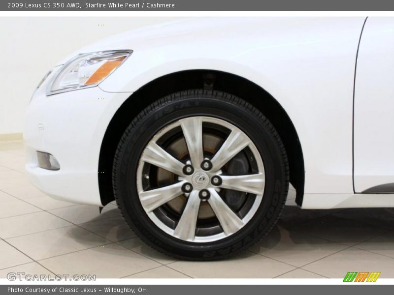 Starfire White Pearl / Cashmere 2009 Lexus GS 350 AWD