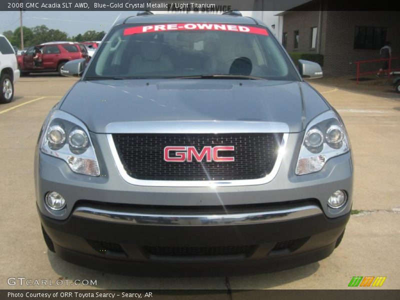 Blue-Gold Crystal Metallic / Light Titanium 2008 GMC Acadia SLT AWD