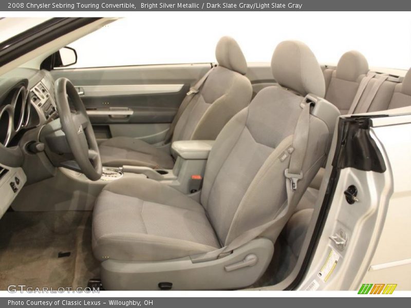  2008 Sebring Touring Convertible Dark Slate Gray/Light Slate Gray Interior