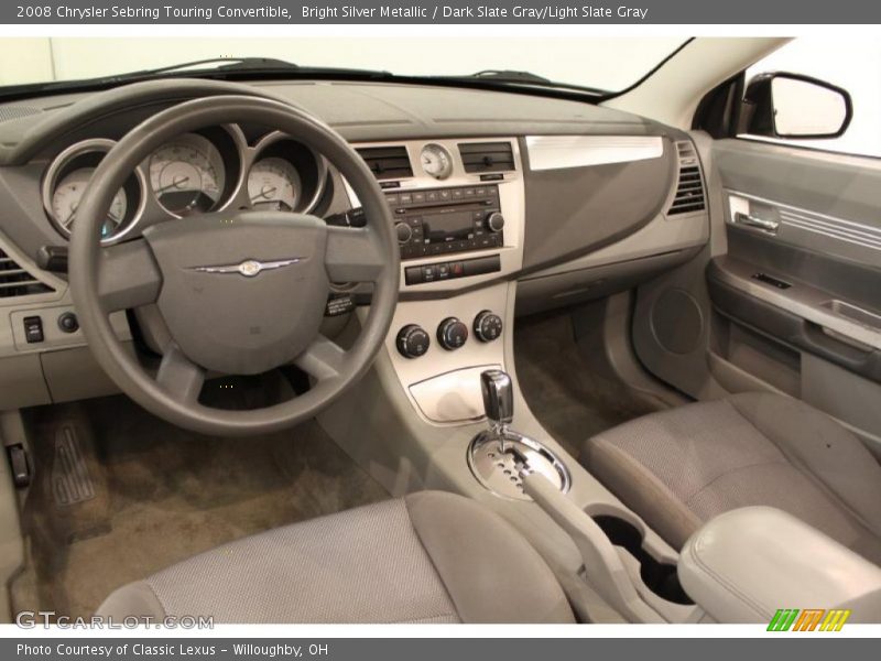  2008 Sebring Touring Convertible Dark Slate Gray/Light Slate Gray Interior