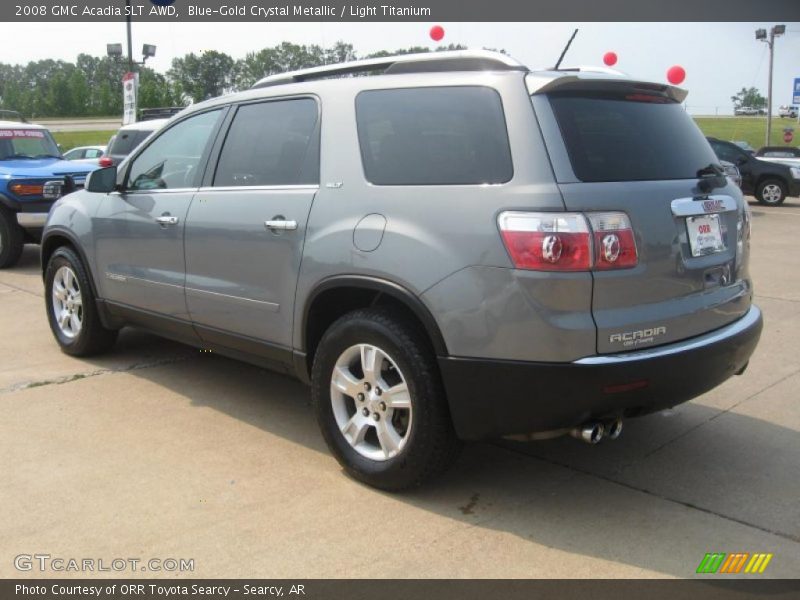 Blue-Gold Crystal Metallic / Light Titanium 2008 GMC Acadia SLT AWD