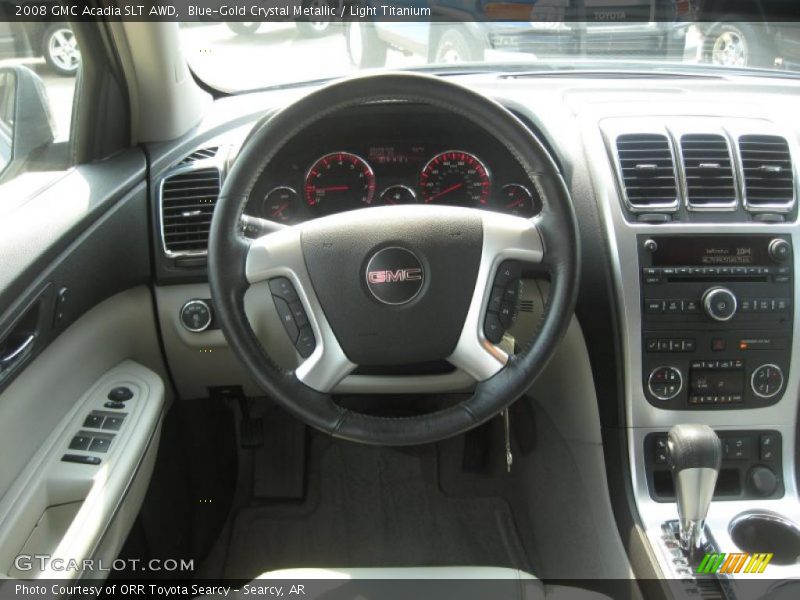 Blue-Gold Crystal Metallic / Light Titanium 2008 GMC Acadia SLT AWD