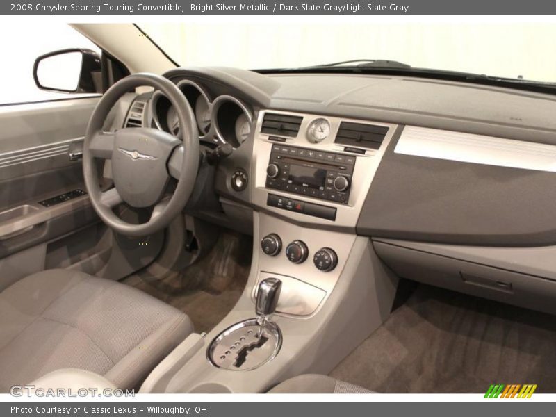  2008 Sebring Touring Convertible Dark Slate Gray/Light Slate Gray Interior
