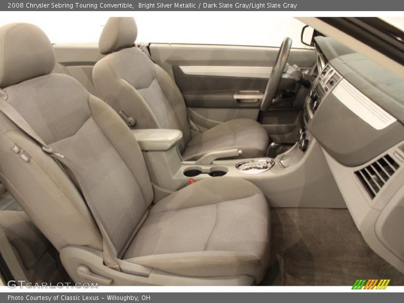  2008 Sebring Touring Convertible Dark Slate Gray/Light Slate Gray Interior