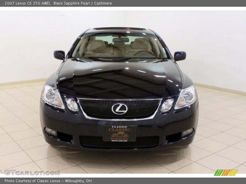 Black Sapphire Pearl / Cashmere 2007 Lexus GS 350 AWD