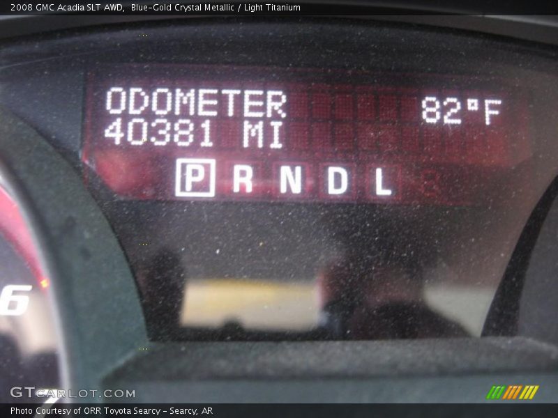 Blue-Gold Crystal Metallic / Light Titanium 2008 GMC Acadia SLT AWD