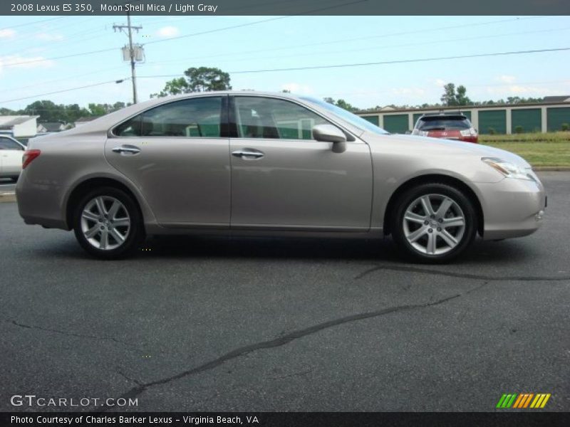 Moon Shell Mica / Light Gray 2008 Lexus ES 350