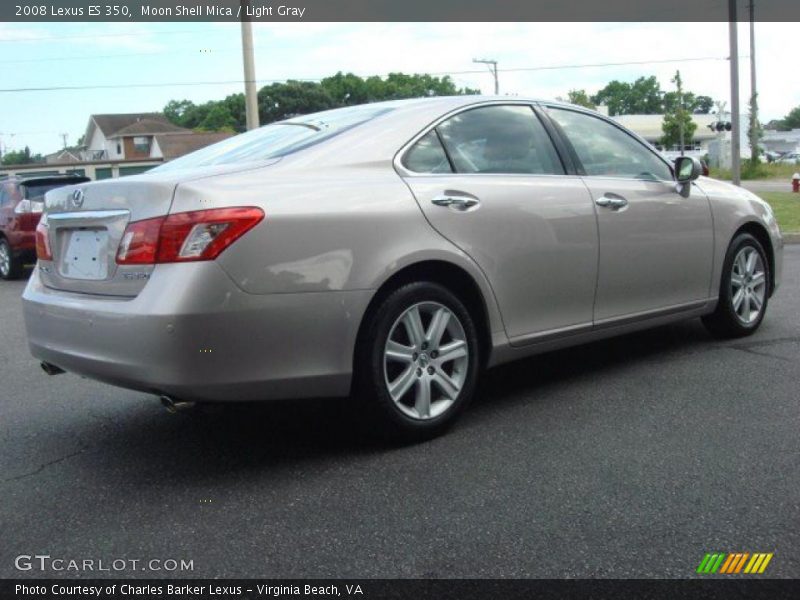 Moon Shell Mica / Light Gray 2008 Lexus ES 350