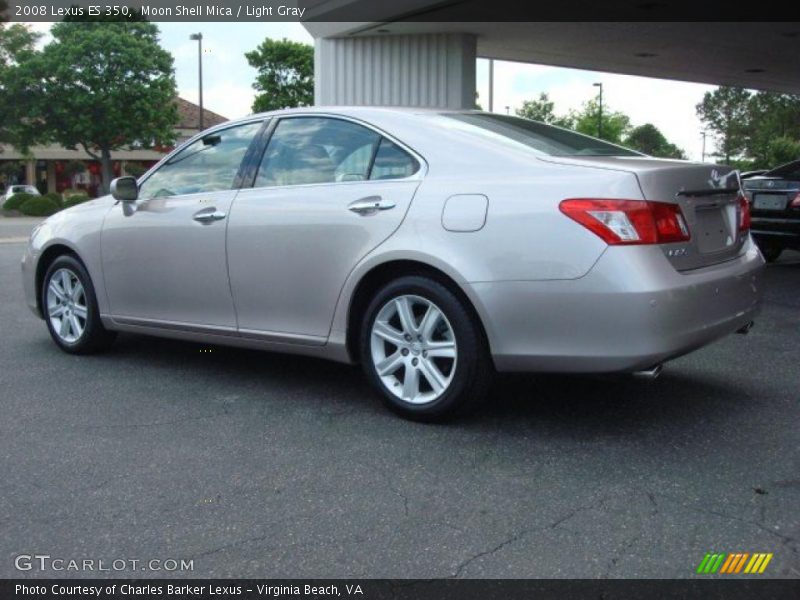 Moon Shell Mica / Light Gray 2008 Lexus ES 350