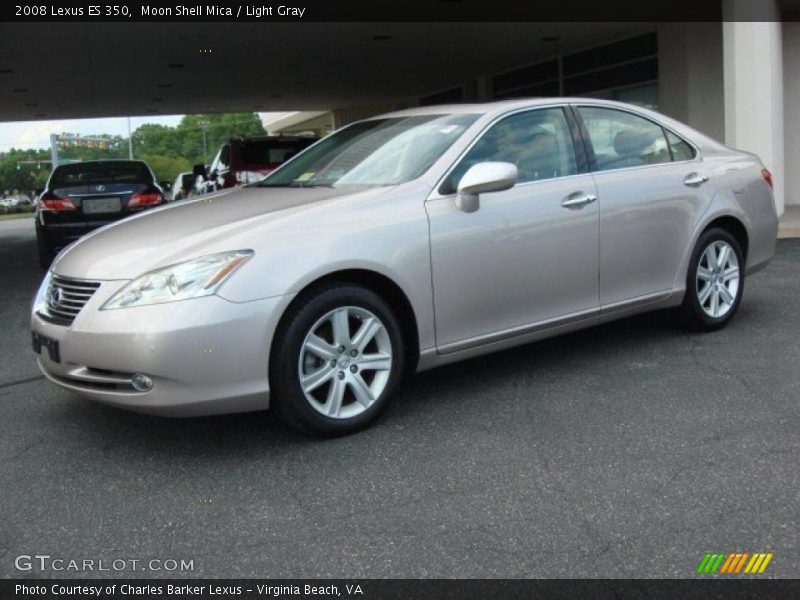 Moon Shell Mica / Light Gray 2008 Lexus ES 350