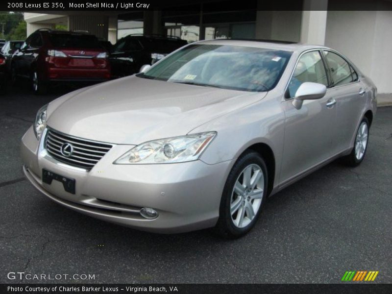 Moon Shell Mica / Light Gray 2008 Lexus ES 350