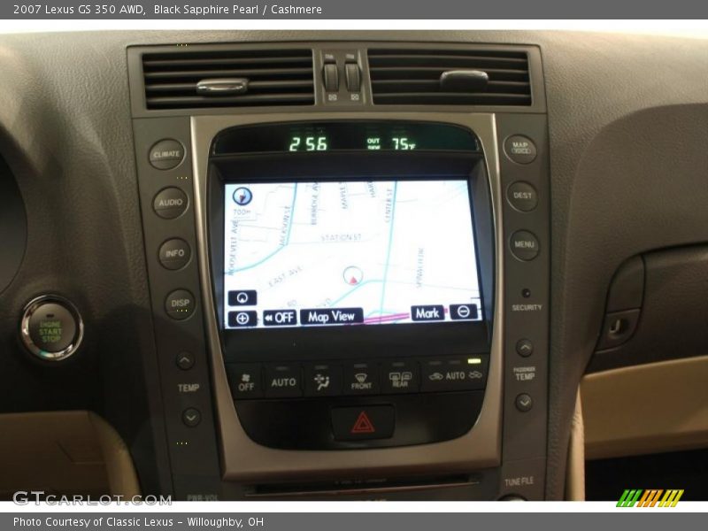 Black Sapphire Pearl / Cashmere 2007 Lexus GS 350 AWD
