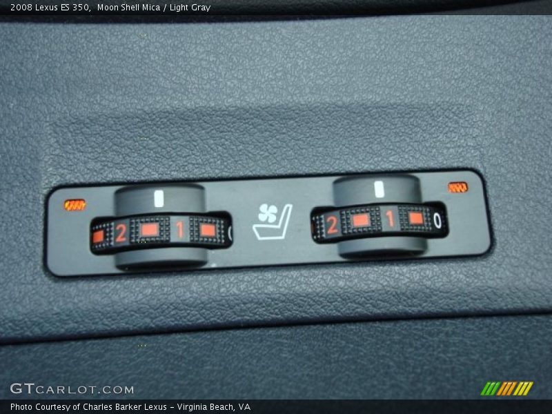 Moon Shell Mica / Light Gray 2008 Lexus ES 350