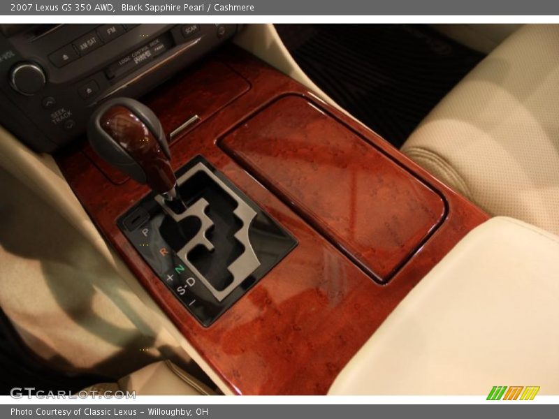 Black Sapphire Pearl / Cashmere 2007 Lexus GS 350 AWD