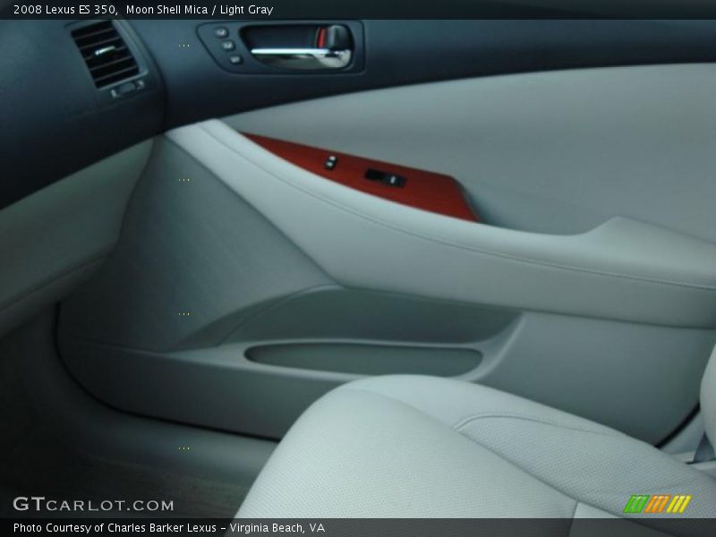 Moon Shell Mica / Light Gray 2008 Lexus ES 350