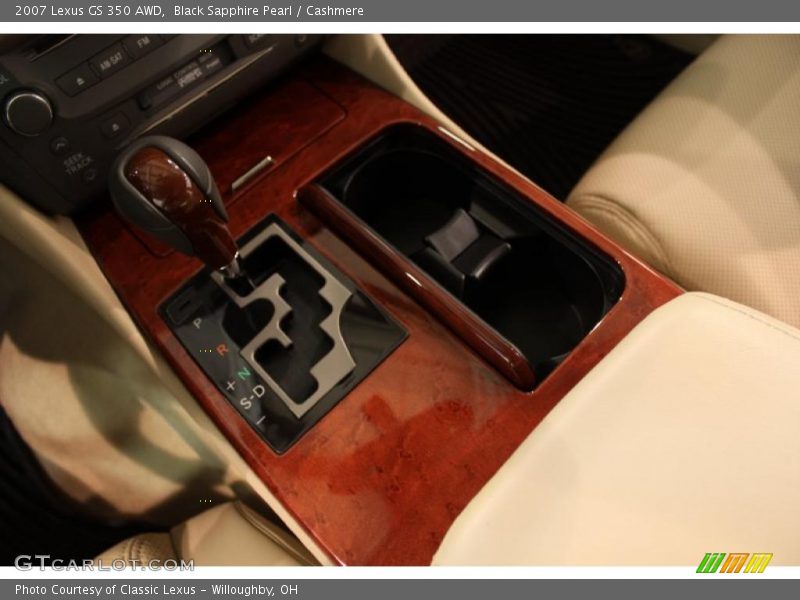 Black Sapphire Pearl / Cashmere 2007 Lexus GS 350 AWD