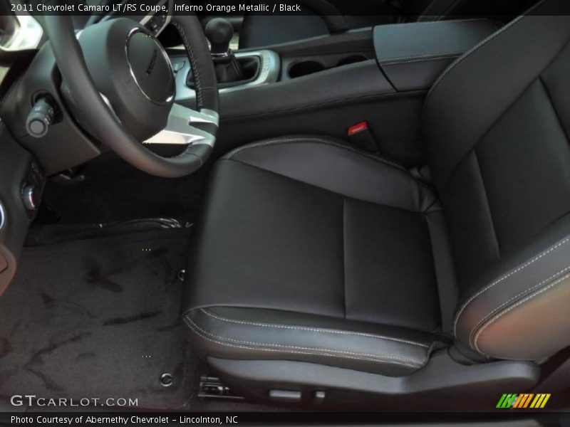 Inferno Orange Metallic / Black 2011 Chevrolet Camaro LT/RS Coupe