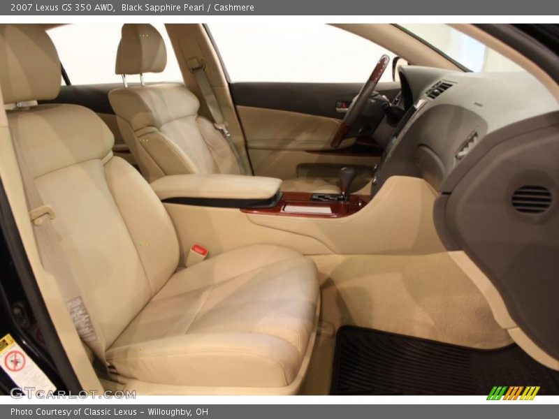 Black Sapphire Pearl / Cashmere 2007 Lexus GS 350 AWD
