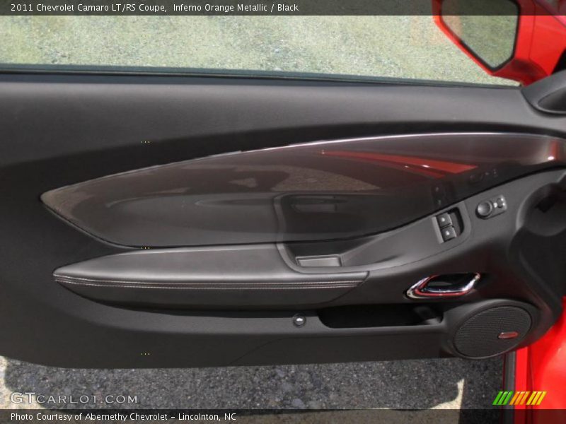 Inferno Orange Metallic / Black 2011 Chevrolet Camaro LT/RS Coupe